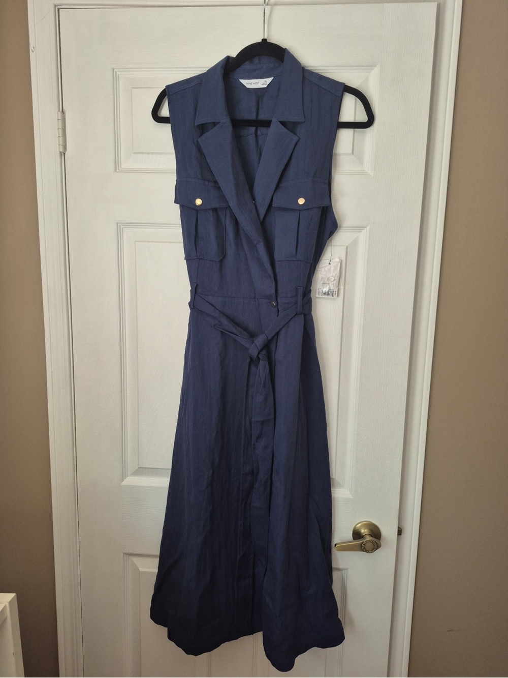 Nine West Sleeveless Wrap Around Dress
